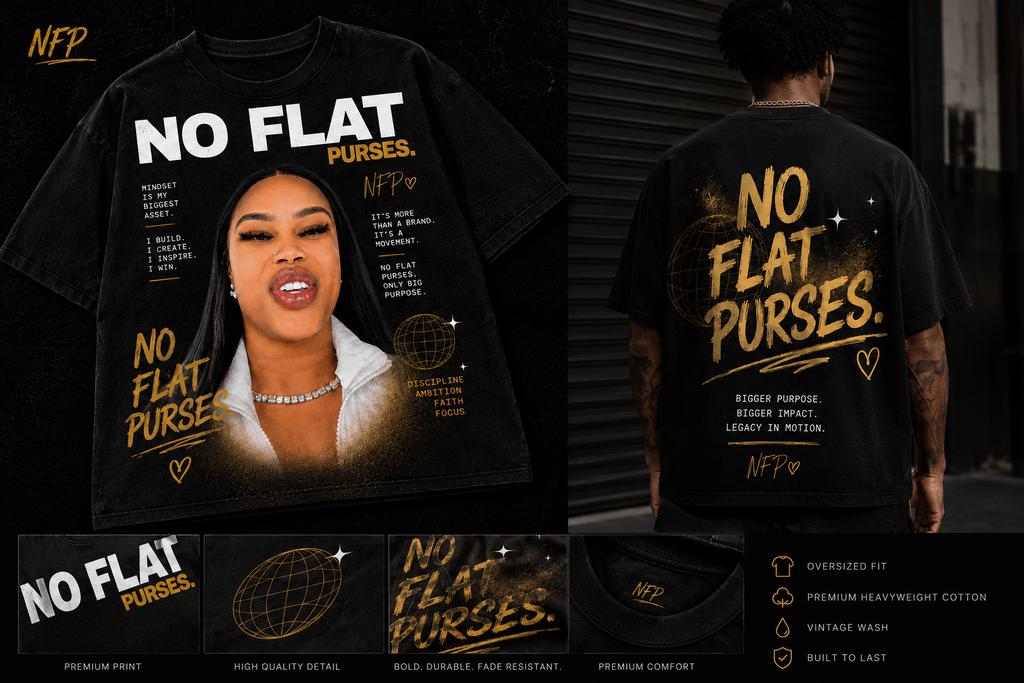 NO FLAT PURSES™ Limited Edition Tee